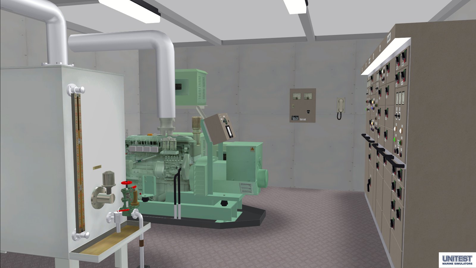 full mission engine room simulator